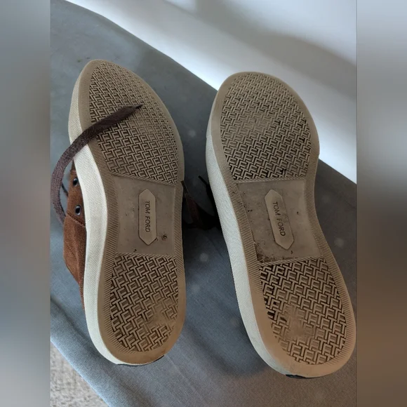 Tom Ford Cambridge Chocolate Full Suede Sneakers